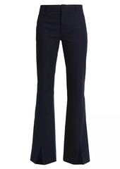 FRAME Le High Flared Split Trousers