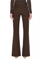 FRAME Le High Flared Split Trousers