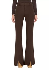 FRAME Le High Flared Split Trousers