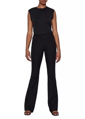 FRAME Le High Flared Stretch Trousers