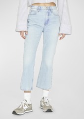 FRAME Le High N Tight Cropped Mini Bootcut Jeans