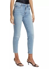FRAME Le High Skinny Cropped Jeans