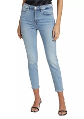 FRAME Le High Skinny Cropped Jeans
