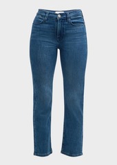 FRAME Le High Straight Ankle Jeans