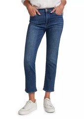 FRAME Le High Straight Cropped Jeans