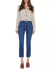 FRAME Le High Straight-Leg Jeans