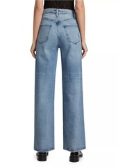 FRAME Le Jane High-Rise Stretch Wide-Leg Jeans