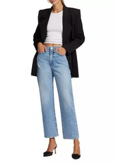 FRAME Le Jane Mid-Rise Straight Ankle Jeans