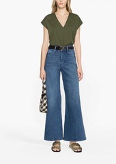 FRAME Le Palazzo Crop wide-leg jeans