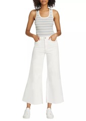 FRAME Le Palazzo Crop Wide-Leg Jeans