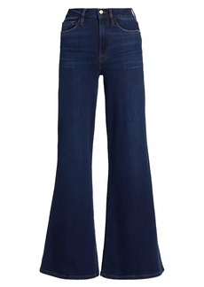 FRAME Le Palazzo High-Rise Flared Jeans