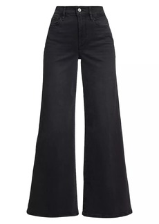 FRAME Le Palazzo High-Rise Wide-Leg Jeans