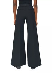 FRAME Le Palazzo High-Rise Wide-Leg Trousers