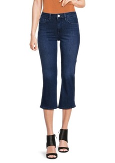 FRAME Le Pixie Faded Cropped Jeans