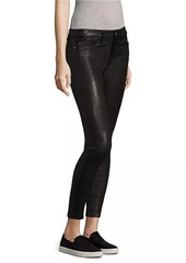 FRAME Le Skinny de Jeanne Mid-Rise Leather Pants