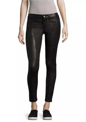 FRAME Le Skinny de Jeanne Mid-Rise Leather Pants
