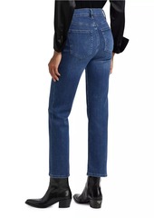 FRAME Le Sleek Straight High-Rise Jeans