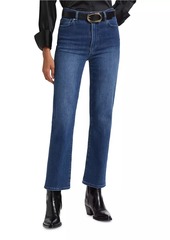 FRAME Le Sleek Straight High-Rise Jeans