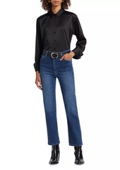 FRAME Le Sleek Straight High-Rise Jeans