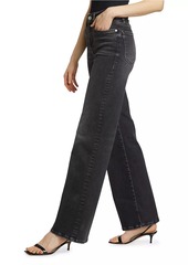 FRAME Le Slim Mid-Rise Stretch Straight-Leg Jeans