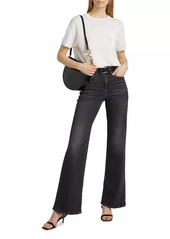 FRAME Le Slim Mid-Rise Stretch Straight-Leg Jeans