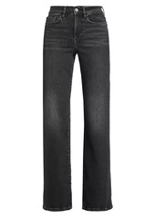 FRAME Le Slim Mid-Rise Stretch Straight-Leg Jeans