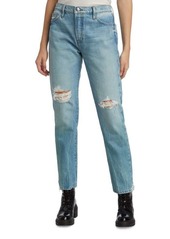 FRAME Le Slouch Distressed Jeans