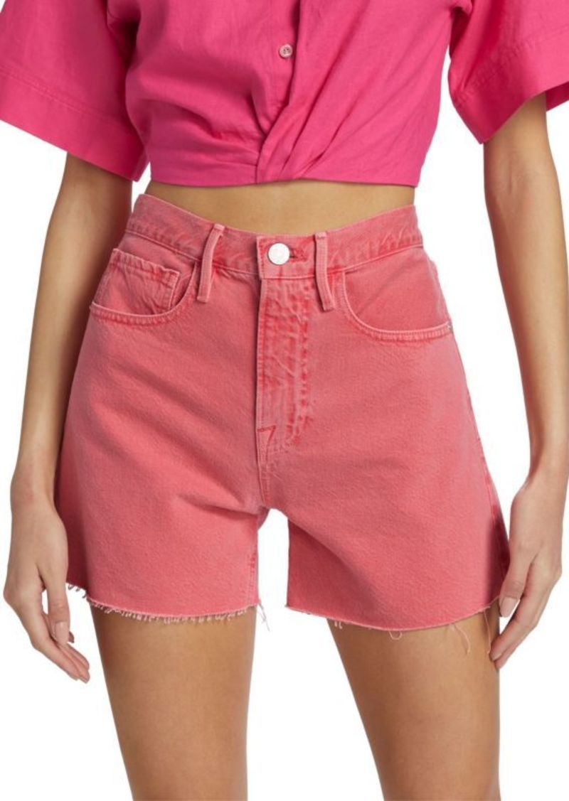 FRAME Le Super High Rise Denim Shorts