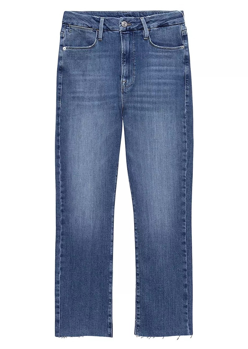 FRAME Le Super High Straight-Leg Jeans