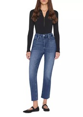 FRAME Le Super High Straight-Leg Jeans