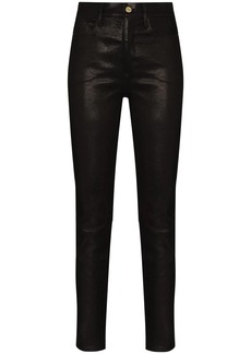 FRAME Le Sylvie skinny leather trousers