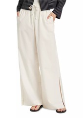 FRAME Linen-Blend Lounge Pants