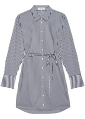 FRAME striped organic cotton shirtdress