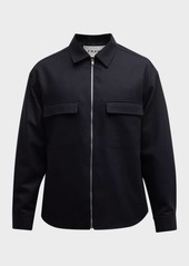 FRAME Men's Modern Flannel Zip Jacket