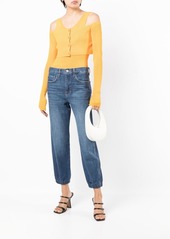 FRAME mid-rise cropped jeans