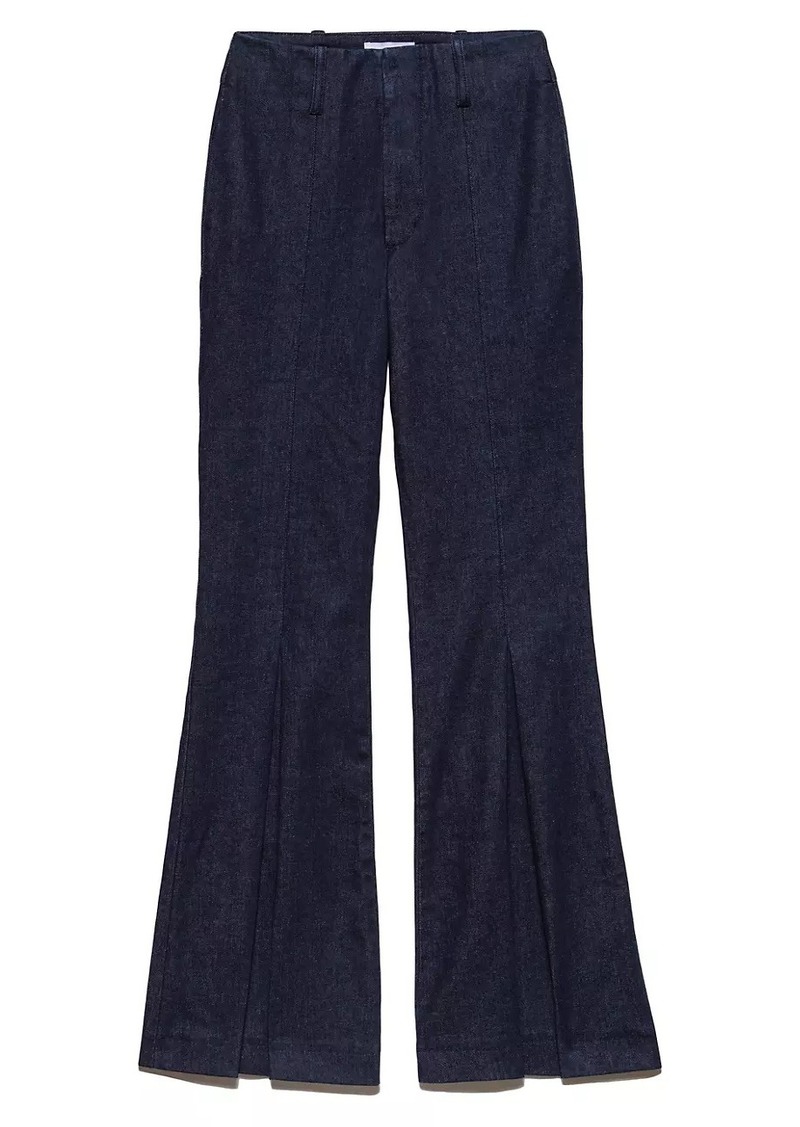 FRAME Petite Pixie Pleat Denim Pants