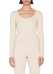 FRAME Ribbed Cashmere-Blend Sweater