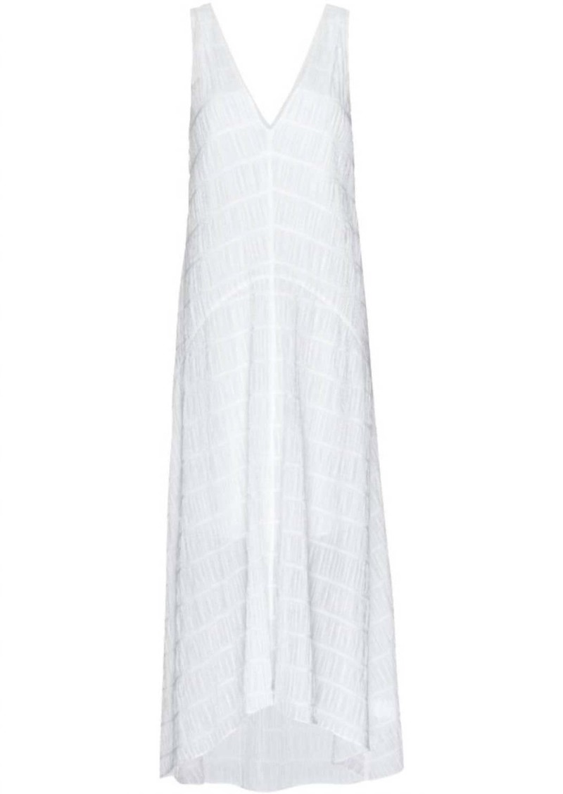 FRAME Savannah Long Dress In White