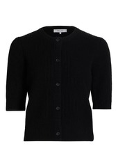 FRAME Shrunken Wool-Cashmere Cardigan