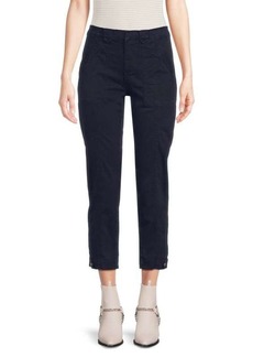FRAME Solid Cropped Pants