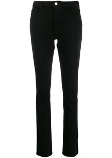 FRAME Sylvie Slender high-rise straight jeans