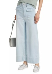 FRAME The '70s Patch Pocket Straight-Leg Jeans