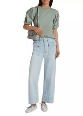 FRAME The '70s Patch Pocket Straight-Leg Jeans