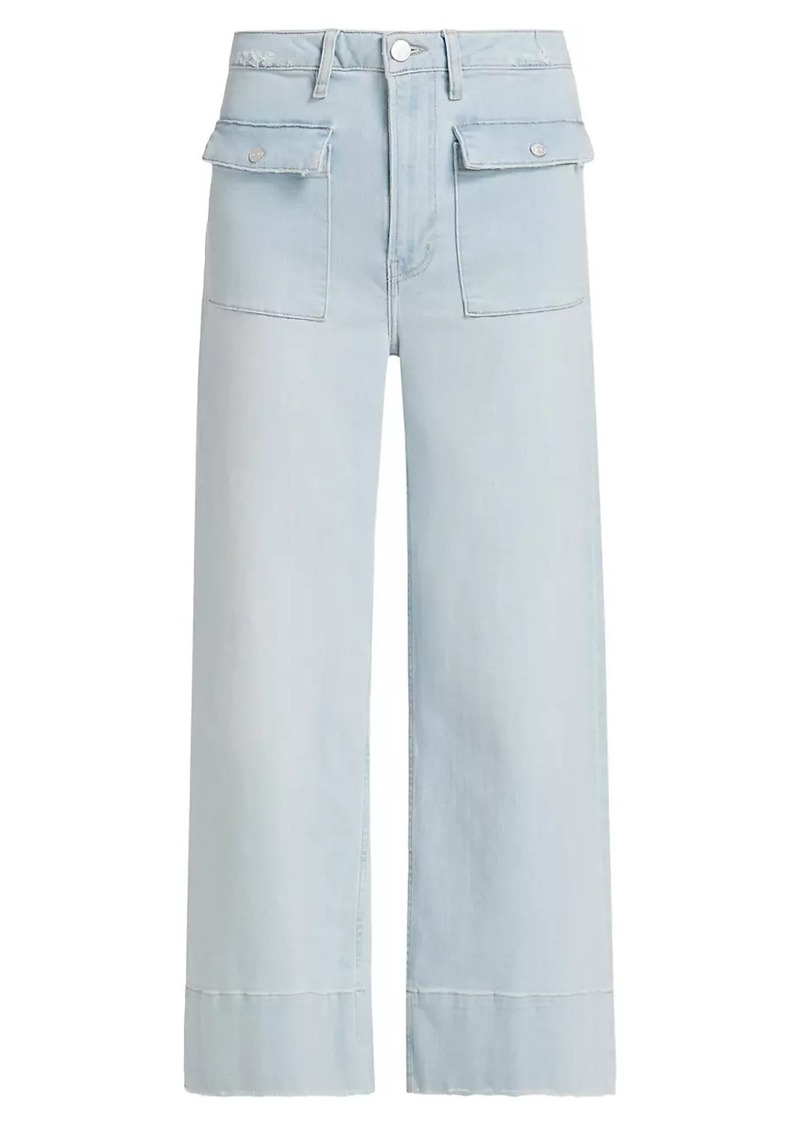 FRAME The '70s Patch Pocket Straight-Leg Jeans