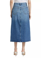 FRAME The Midaxi Denim Skirt