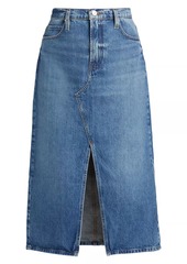 FRAME The Midaxi Denim Skirt