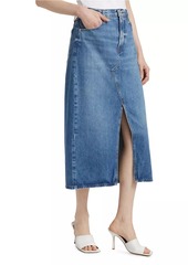 FRAME The Midaxi Denim Skirt