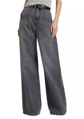 FRAME The Skater Denim Wide-Leg Jeans