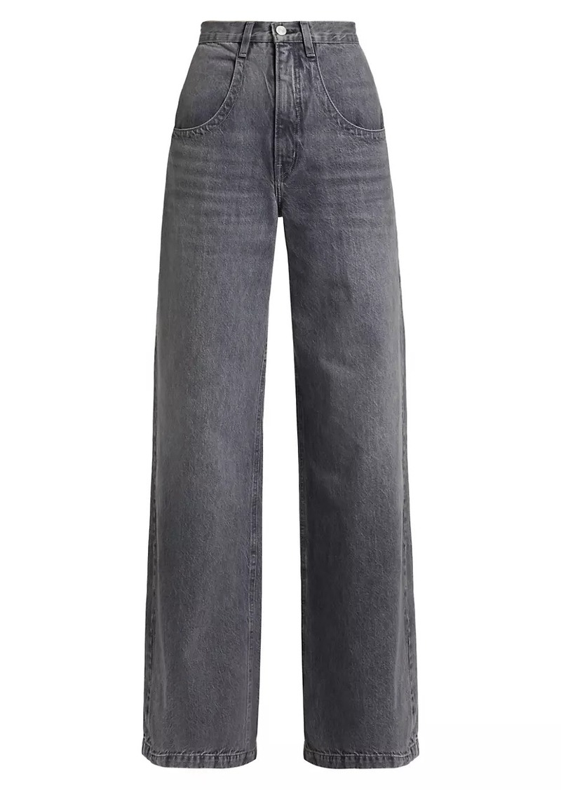 FRAME The Skater Denim Wide-Leg Jeans