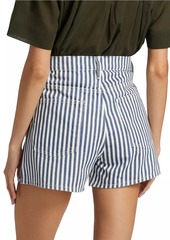 FRAME The Vintage Relaxed Denim Shorts